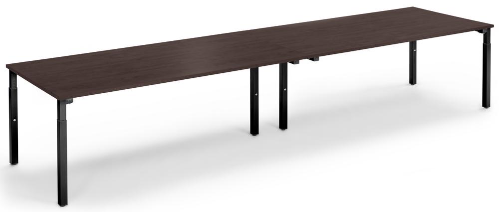Conferentietafel-Systeem MODUL | wenge | 4000 | 1000 | zwart RAL 9005