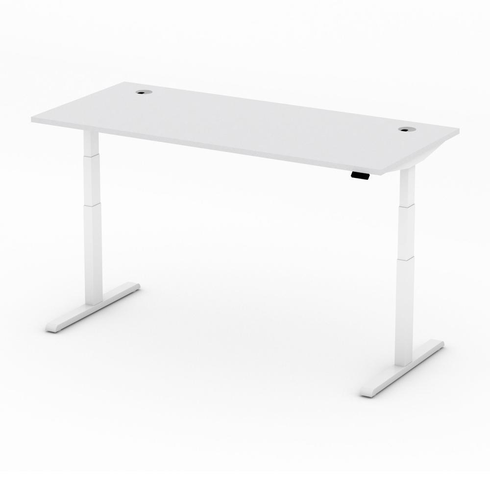 Verstelbare bureaus PRO MULTI MODUL | lichtgrijs | 1800 | wit