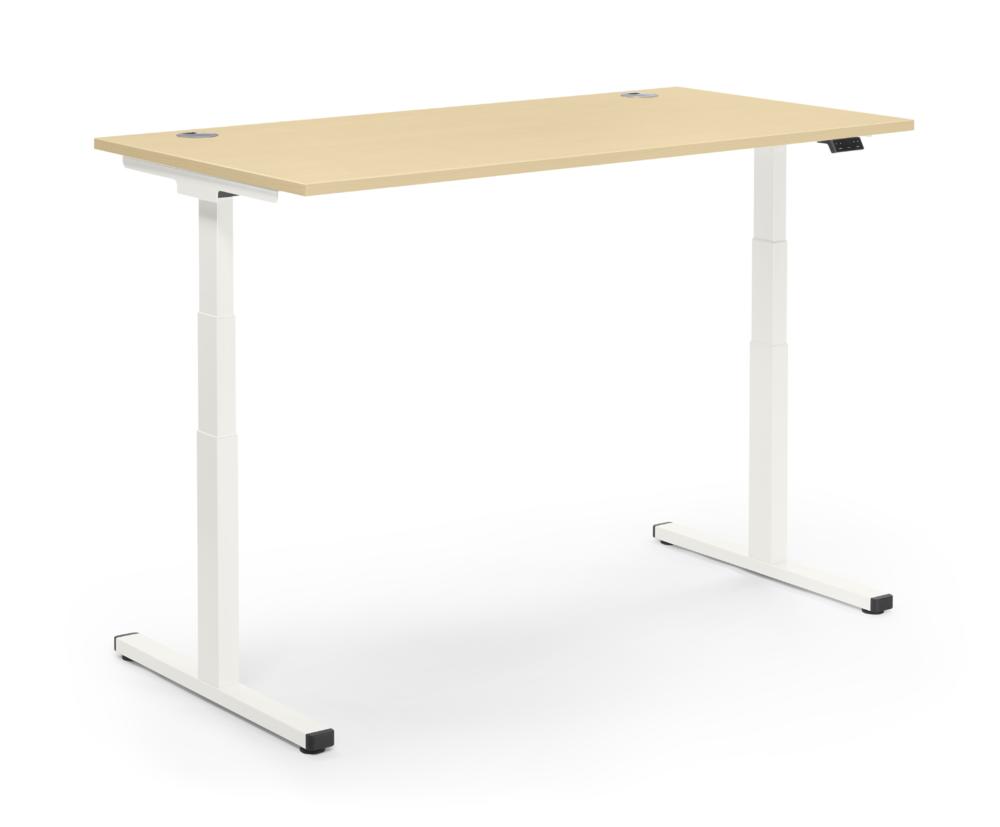 Verstelbare bureau MULTI MODUL-PRO | esdoorndecor | 2000 | wit