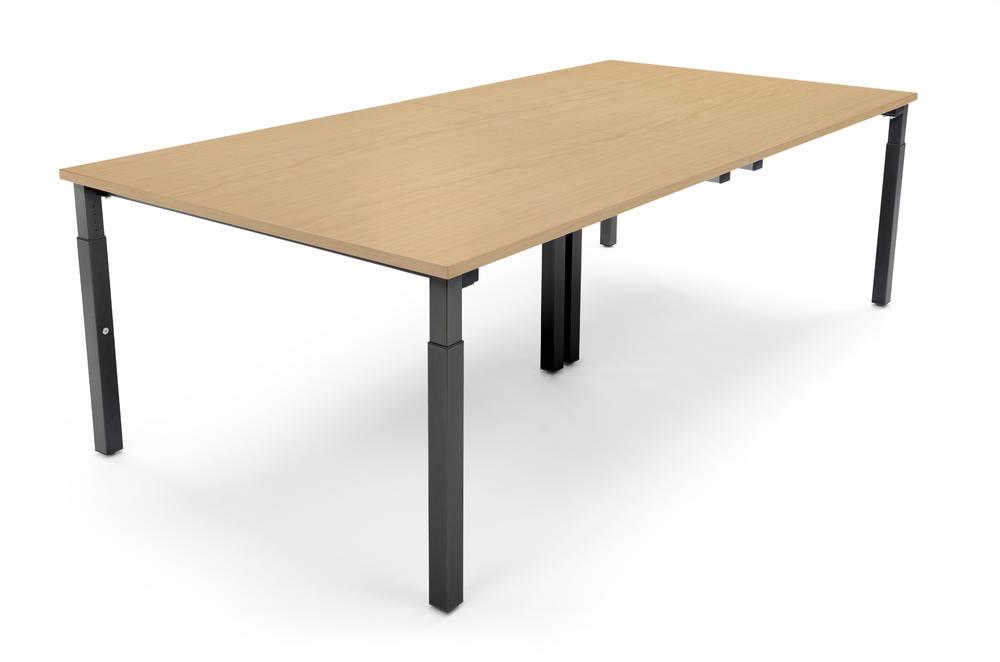 Conferentietafel-Systeem MODUL | beukdecor | 3200 | 1600 | zwart RAL 9005