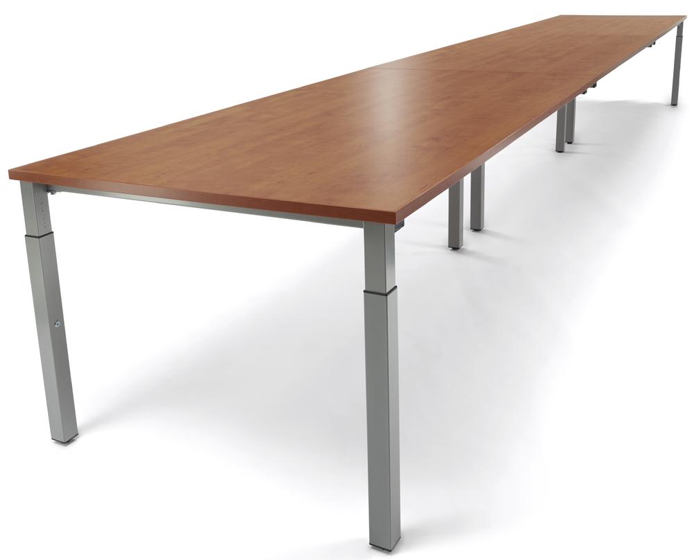 Conferentietafel-Systeem MODUL | calvados | 6000 | 1000 | aluzilver RAL 9006