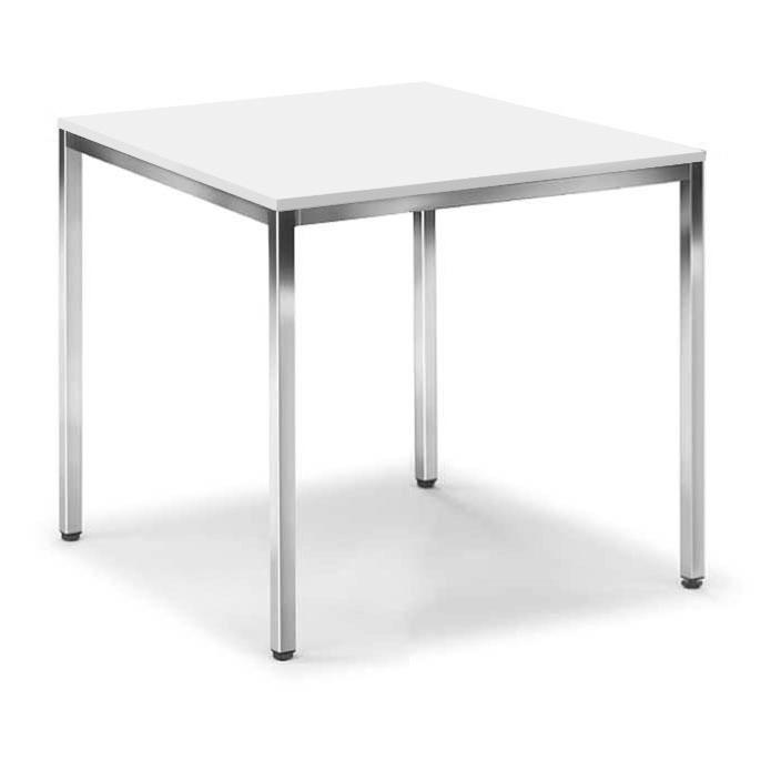 Vergadertafel BASE-MODUL | wit | 800 | 800 | vierkant
