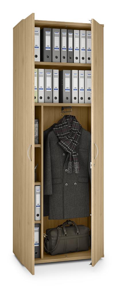 Garderobekast PROFI MODUL | licht eik | 800 | 2250 mm (6 OH)