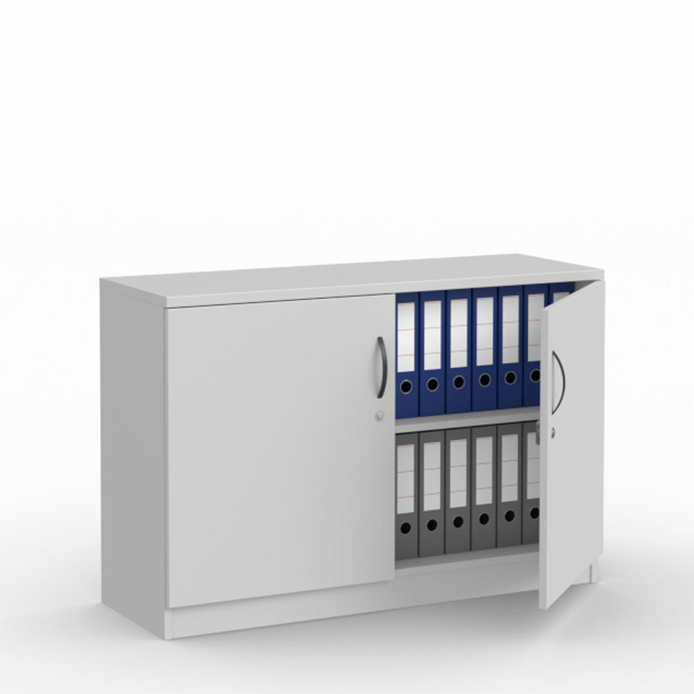 Draaideurkast MULTI MODUL | lichtgrijs | 1200