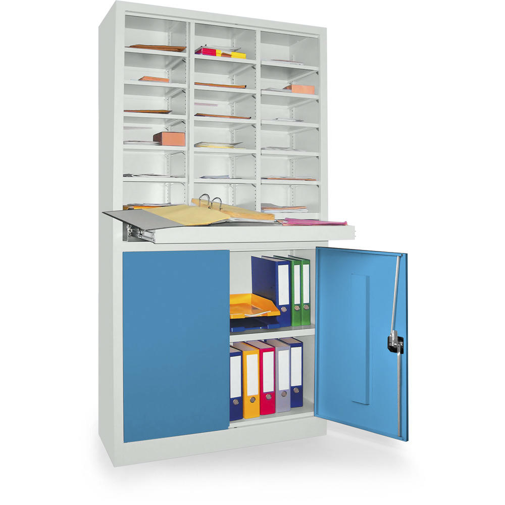 Opbergrek met kast | lichtblauw RAL 5012