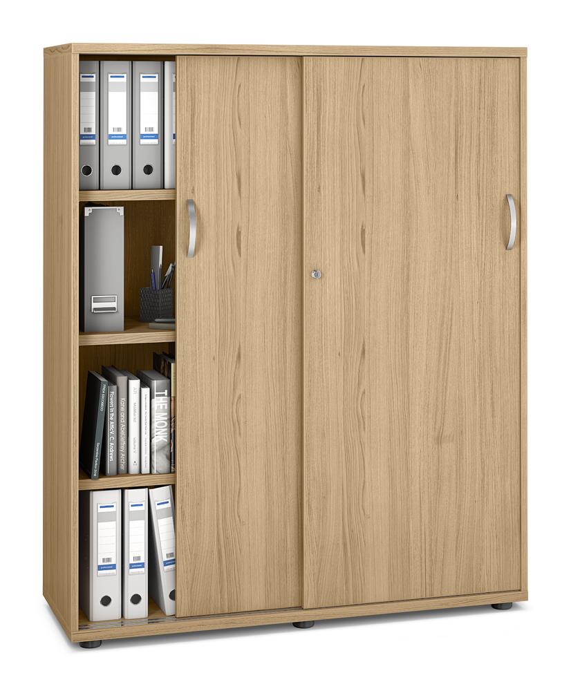 Schuifdeurkast PROFI MODUL | licht eik | 1200 | 1500 mm (4 OH)
