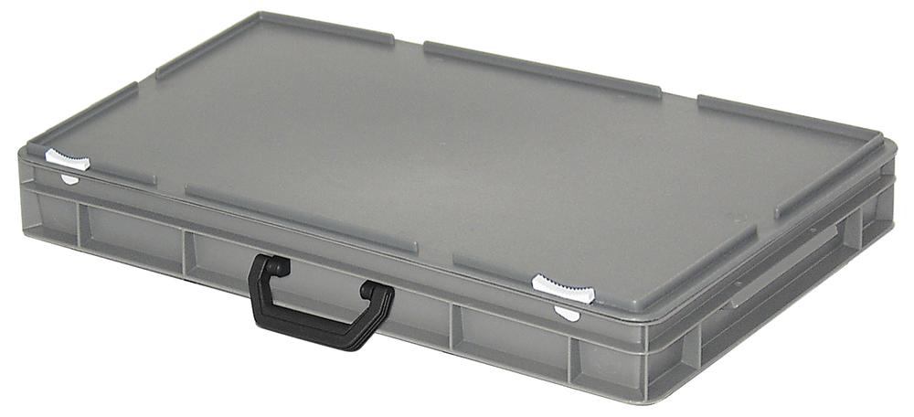 Eurokoffer | grijs | B 400 x H 85 x L 600 mm | 13,00