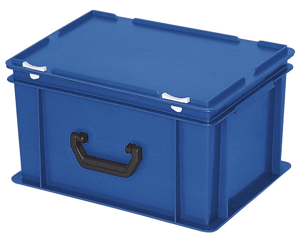 Eurokoffer | blauw | B 300 x H 230 x L 400 mm | 21,00