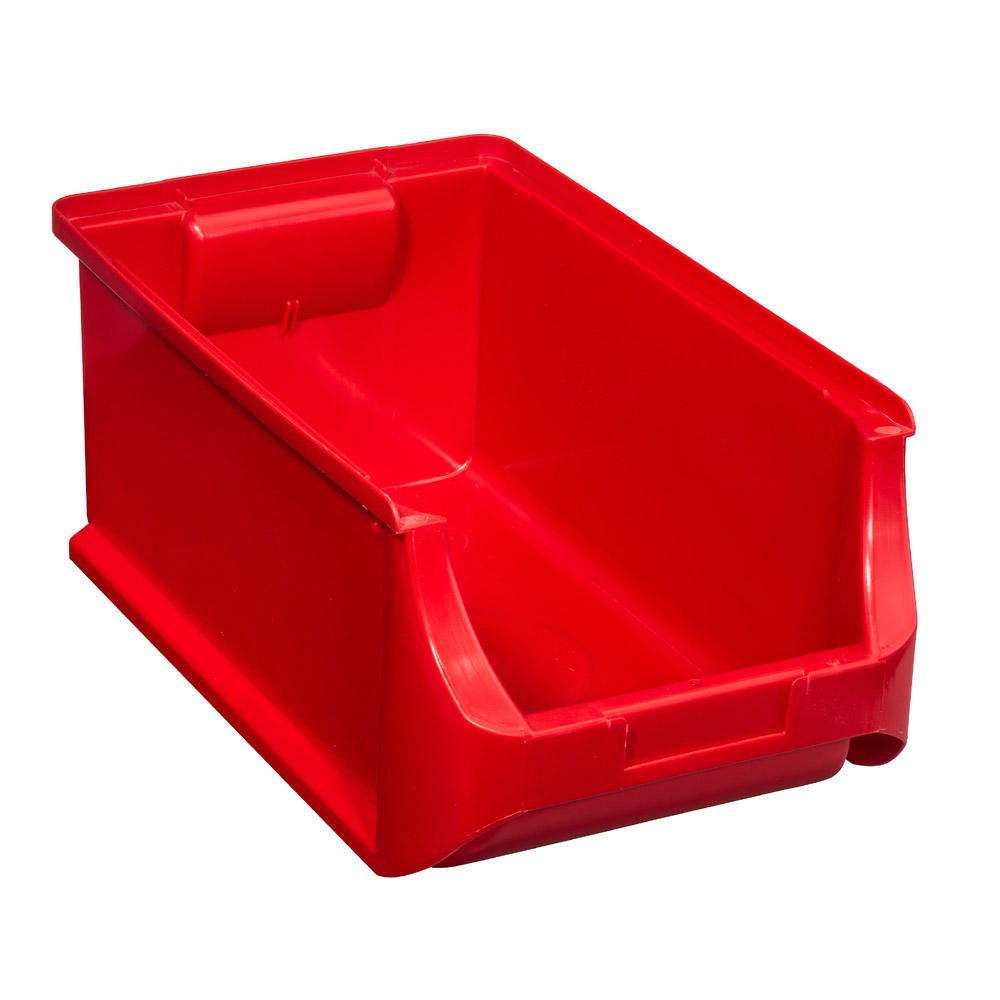 Professionele magazijnbakken maat 4 | rood | 150 | 205 | 355
