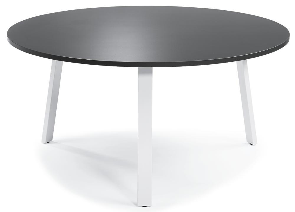 Conferentietafel DELTA RIO | antraciet | wit RAL 9016 | 1200