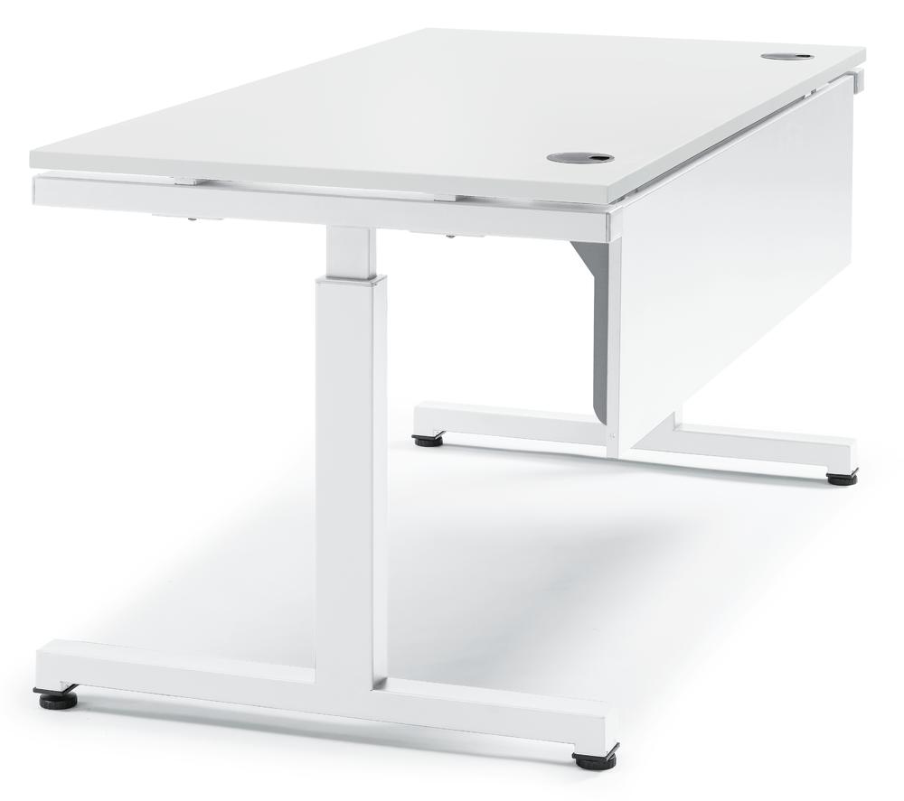 Bureau Comfort 2.0 MULTI MODUL | wit | 1800 | aluzilver