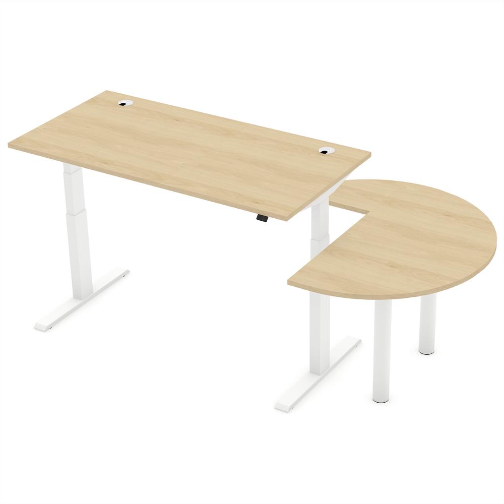 Aanbouwbladen 3/4-cirkel | beukdecor | wit | aanbouwblad 3/4 circle