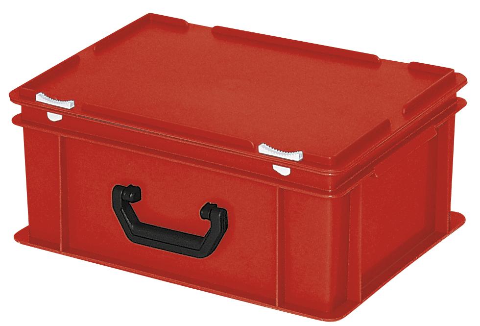 Eurokoffer | rood | B 300 x H 180 x L 400 mm | 16,00