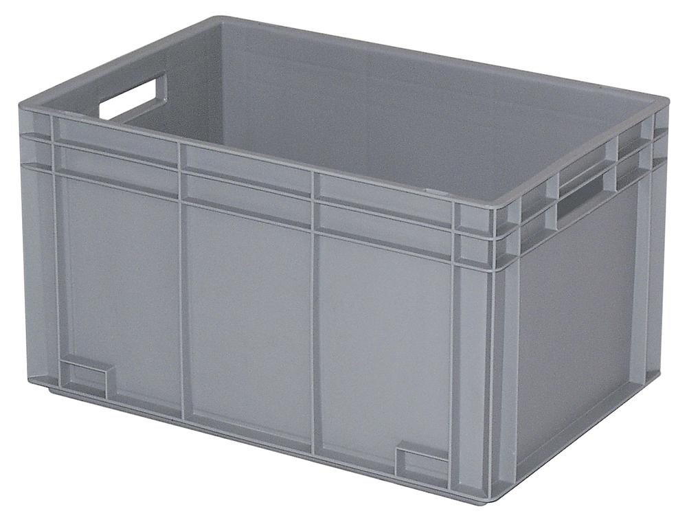 Transportbak, groot | grijs | 3 skids, bodem en wanden gesloten | 610,00