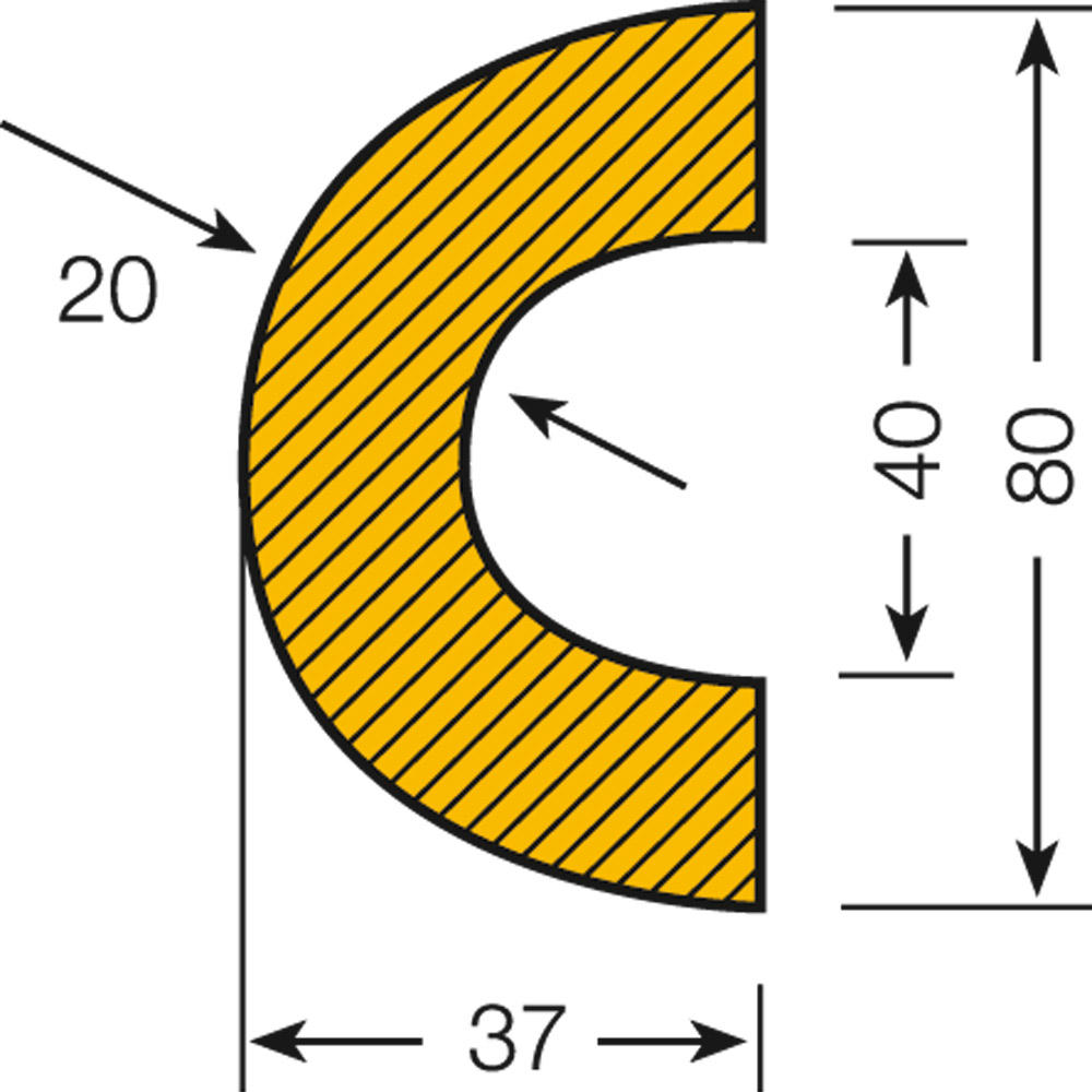 Stootbescherming | Diameter 30-40 mm | voor buizen