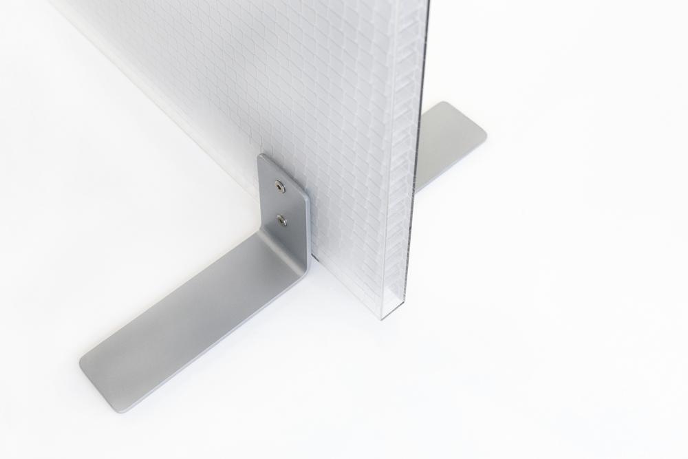 aluminium voet voor stelwanden