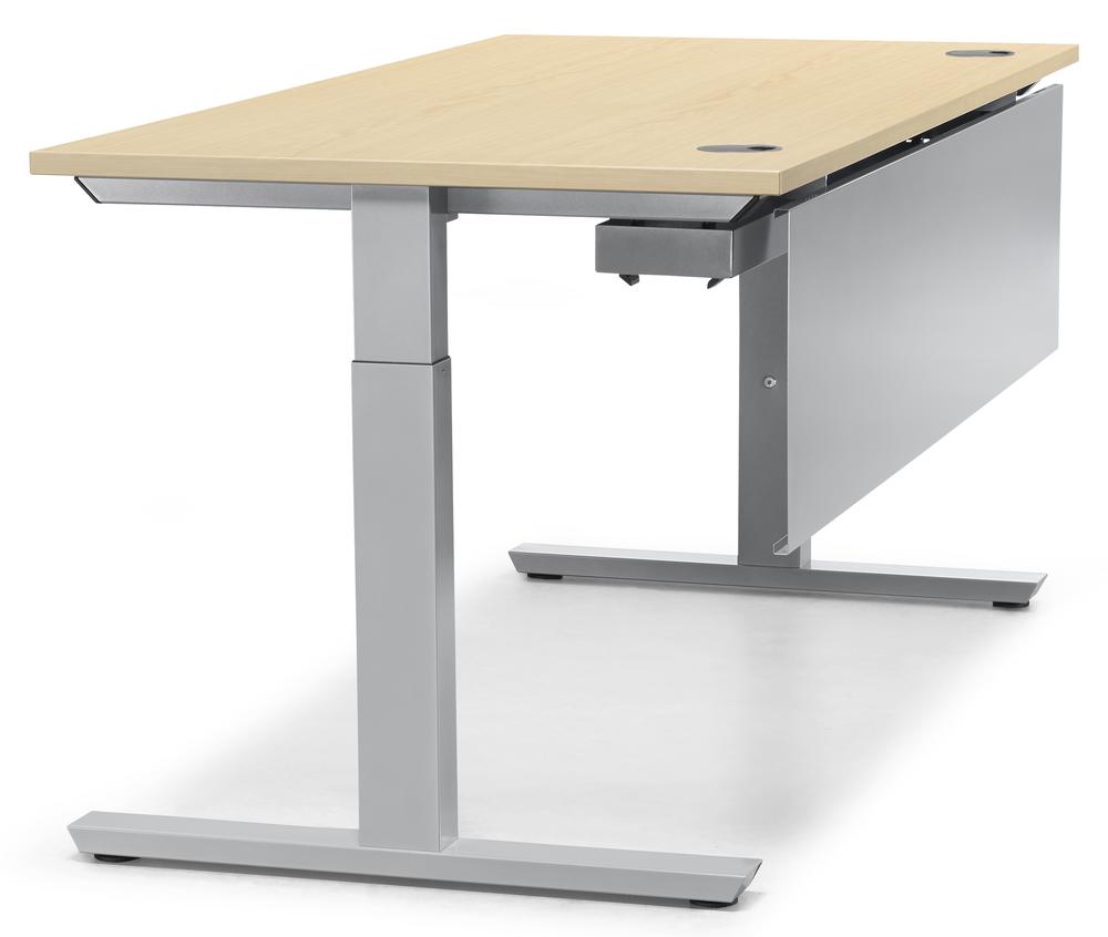Bureau T-poot PROFI MODUL | esdoorndecor | 1400 | aluzilver