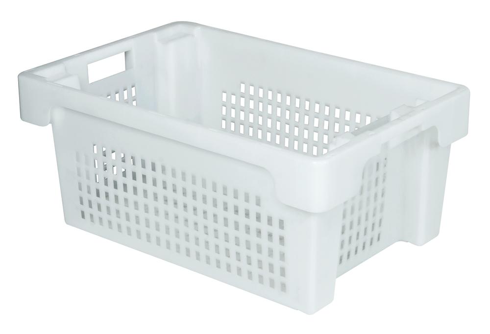 Eurobak | wit | 250 | bodem en wanden geperforeerd | 40,00