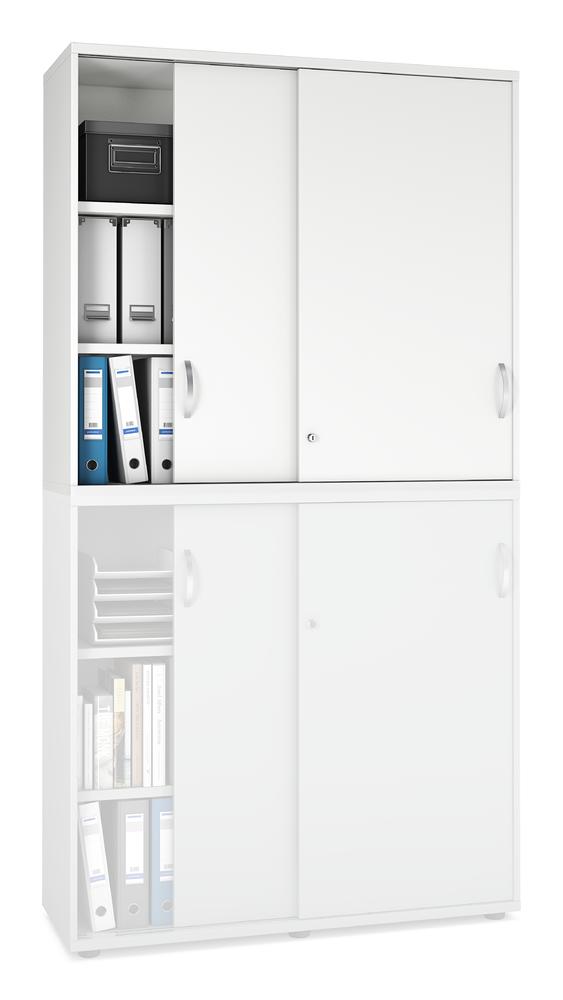 Opzetschuifdeurkast PROFI MODUL | wit | 1200