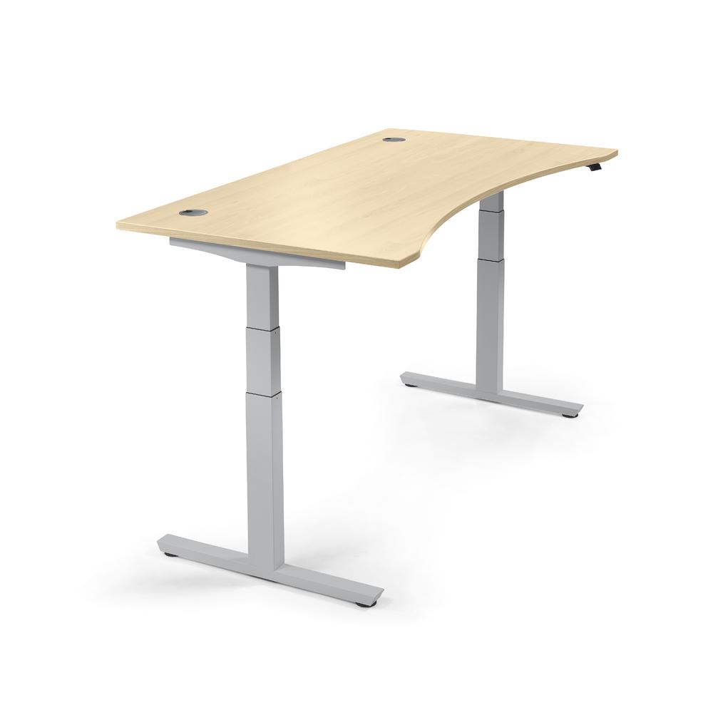 Zit-/stabureautafel cockpit PROFI MODUL | esdoorndecor | 2000 | aluzilver