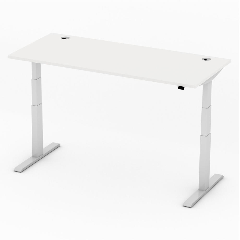 Zit-/stabureau Comfort EVO | wit | 2000 | aluzilver | 640-1300