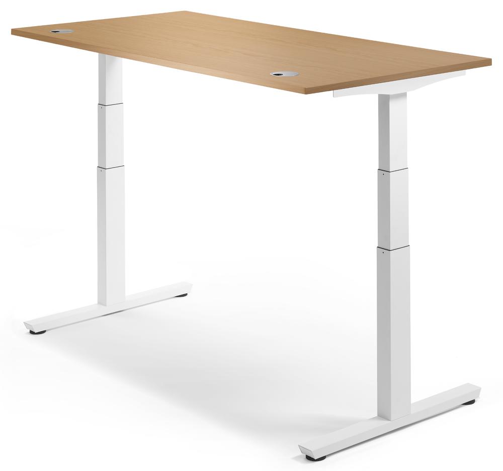 Hoogteverstelbare bureau PROFI MODUL | nootdecor | 2000 | wit