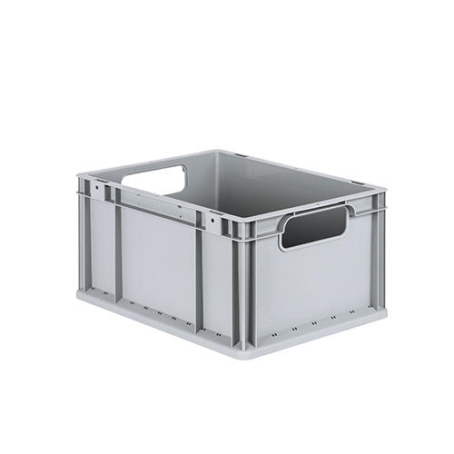 Professionele eurobox 422, compleet grijs | 220 | 300 | 400 | open greep