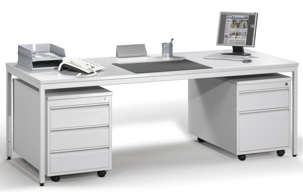 Bureau met rolblokken BASE LINE