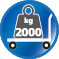 Belastbar bis 2000 kg