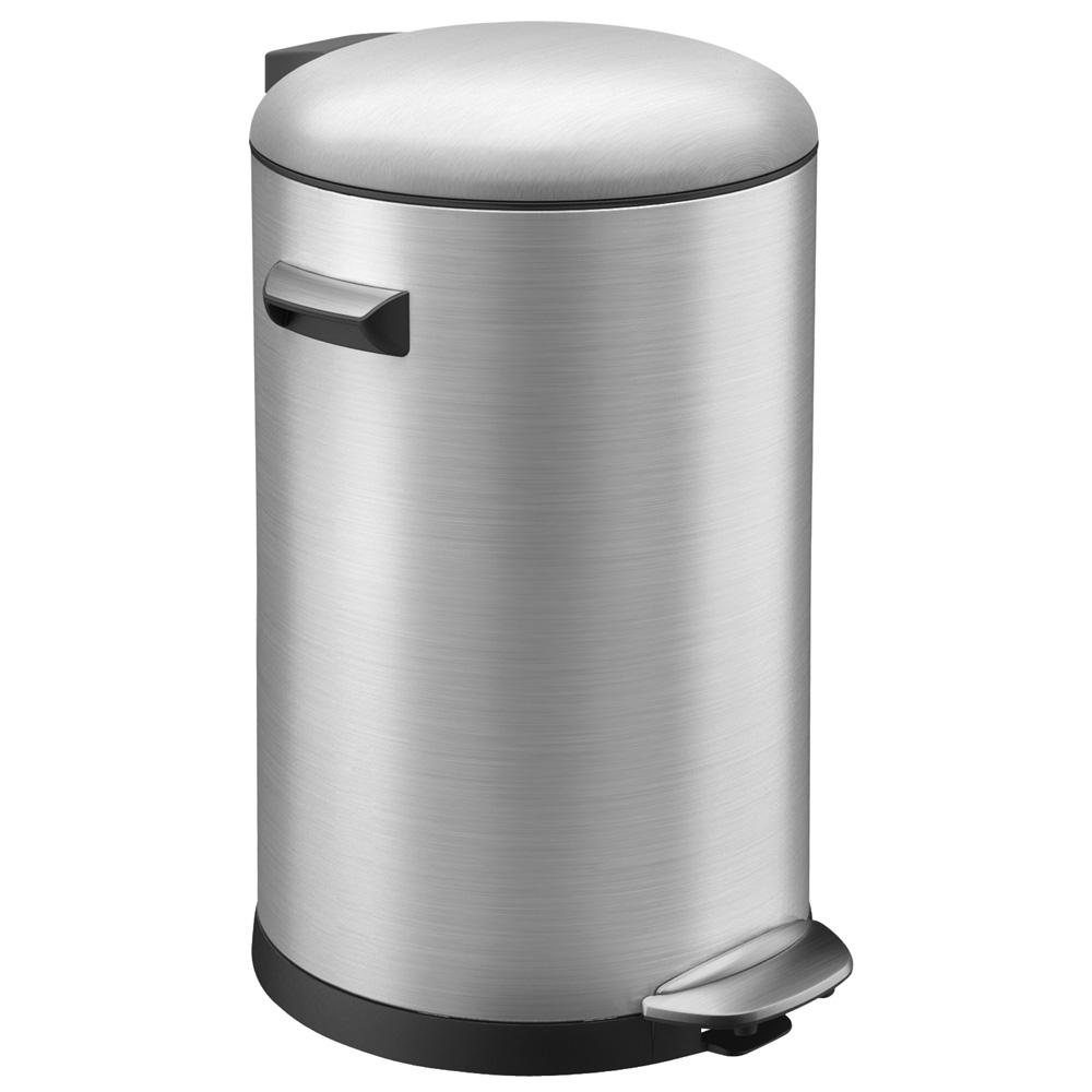 Retro-pedaalemmer, 20 liter | edelstaal, mat | 20,00