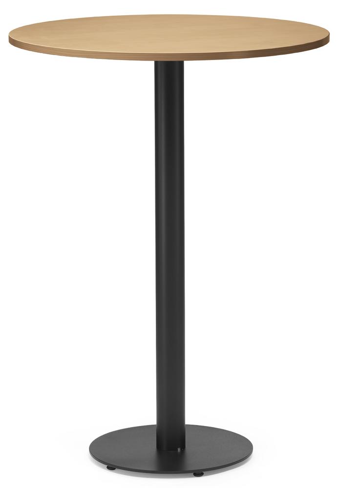 Cafetaria-/statafelsysteem PARMA rond | beukdecor | 1125 | zwart