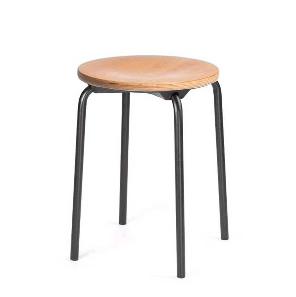 Stapelkruk A-TEC 60 | beukdecor | beukenmultiplex | zwart