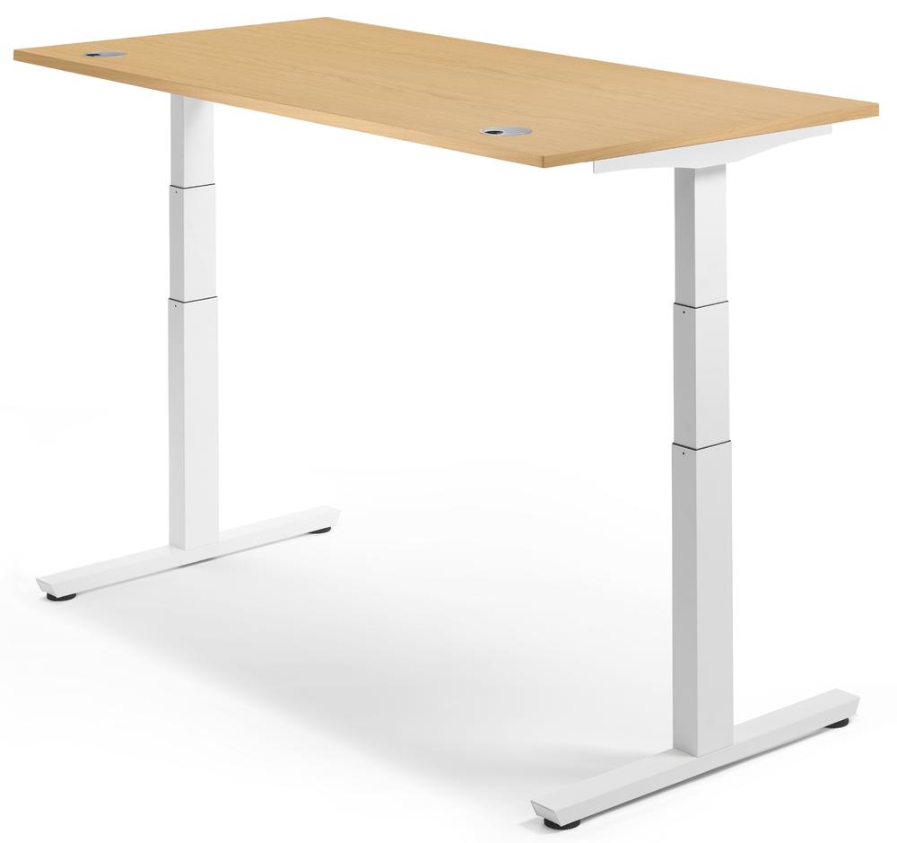 Hoogteverstelbare bureau COMFORT II PROFI MODUL | beukdecor | 2000 | wit