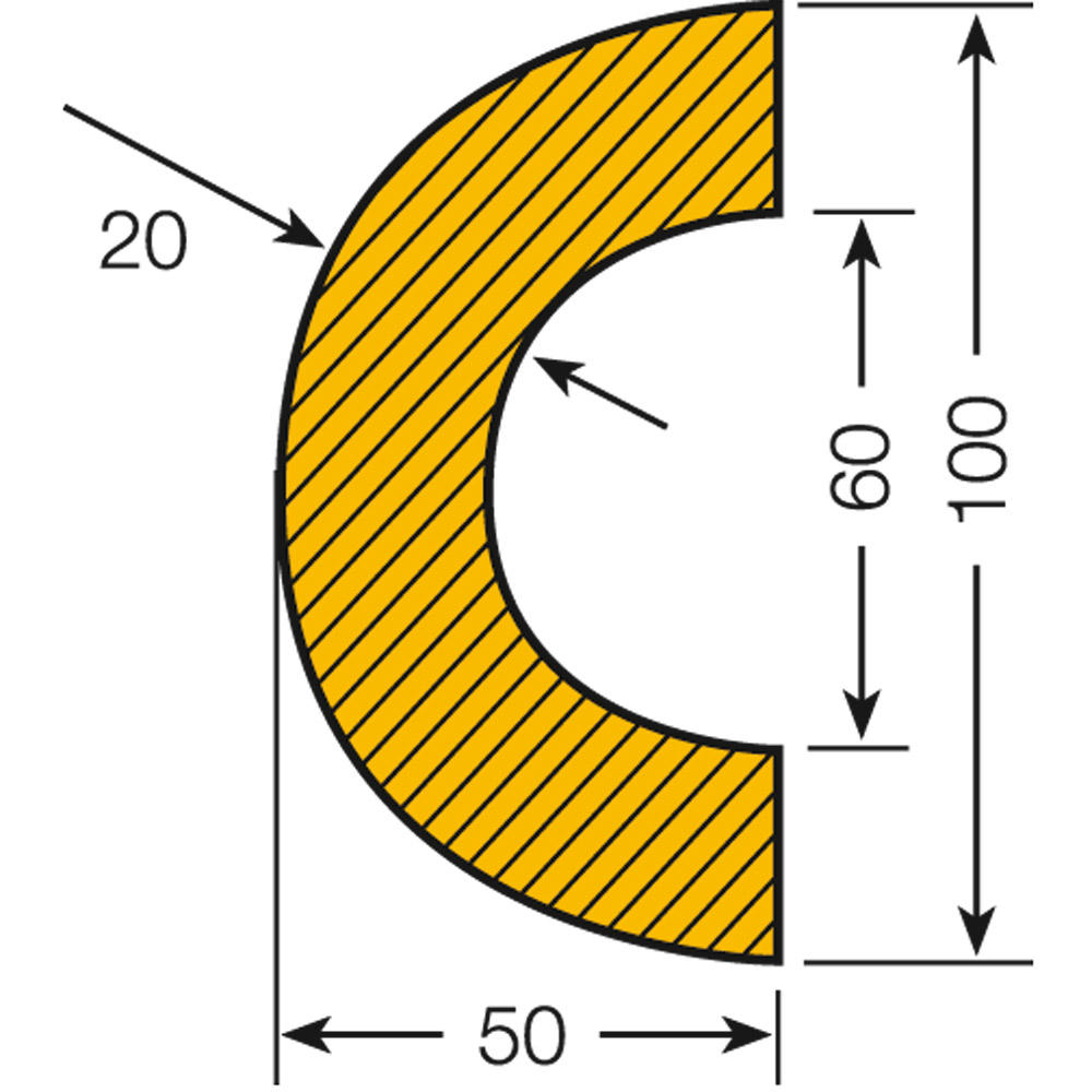 Stootbescherming | Diameter 50-70 mm | voor buizen