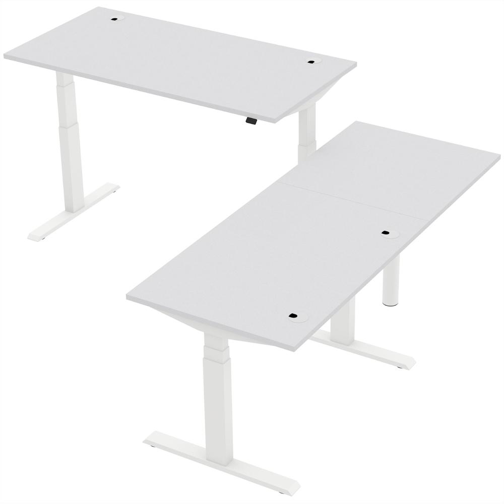Verbindingsblad 1/4 cirkel SST | lichtgrijs | wit | 90° vierkant