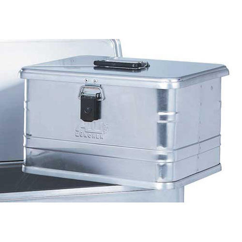 Professionele aluminium transportkist, 30 liter | zonder stapelhoeken | 30,00