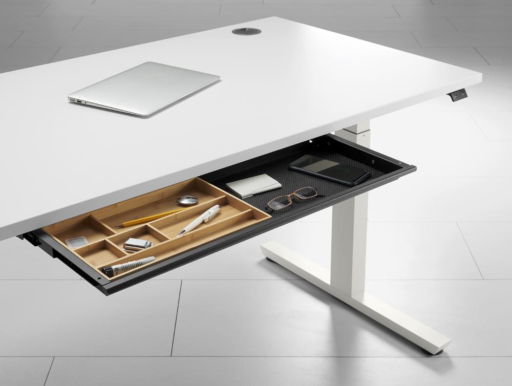 XL-lade voor bureau | zwart | 760