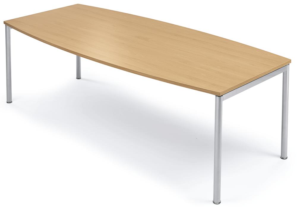 Conferentietafel MODUL, bootvorm | beukdecor | 2200