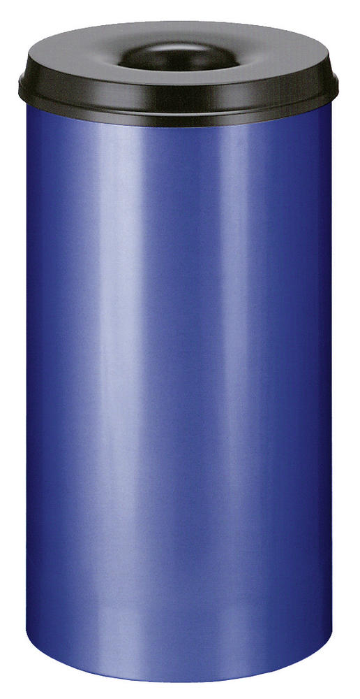 Papiermand met vlamdover, 50 liter | blauw | 50,00
