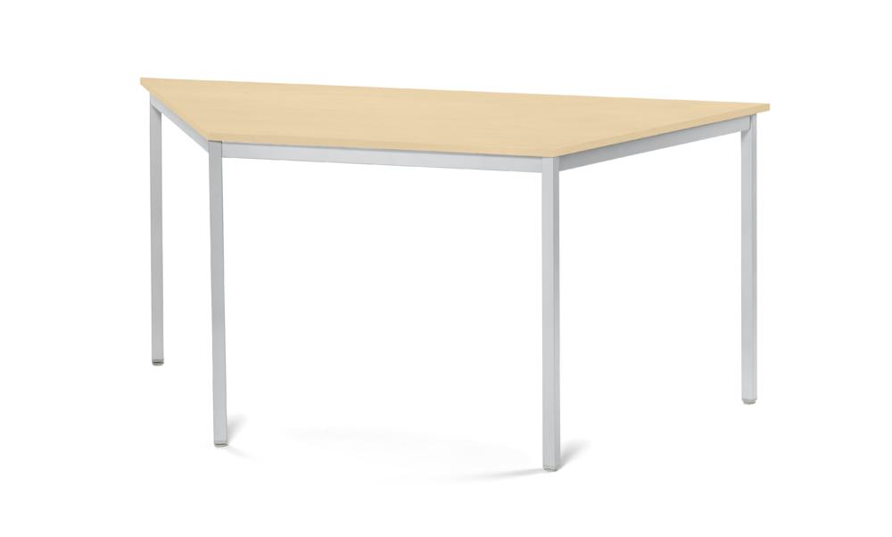 Vergader- en conferentietafels PROFI MODUL | esdoorndecor | 1600 | 690 | aluzilver RAL 9006 | trapezium