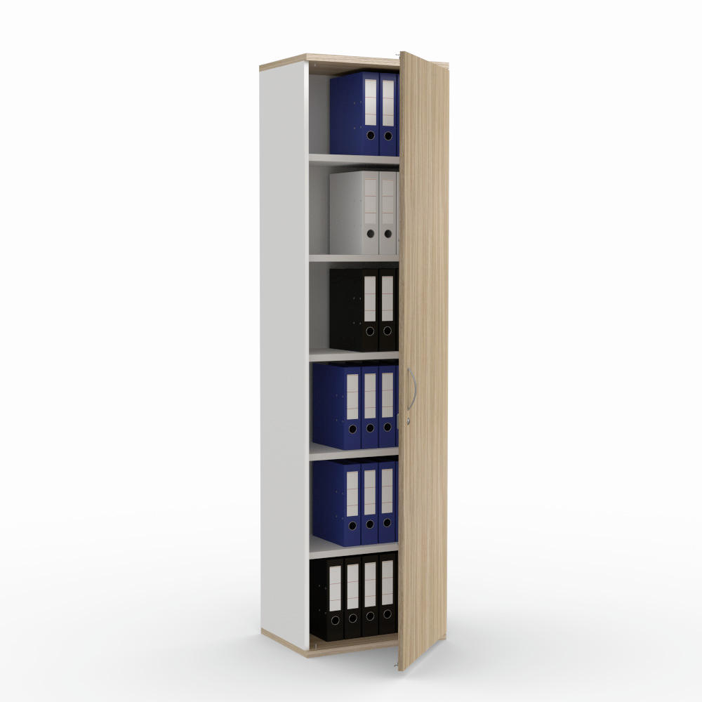 Draaideurkast PROFI Bicolour | 600 | Deurstop rechts