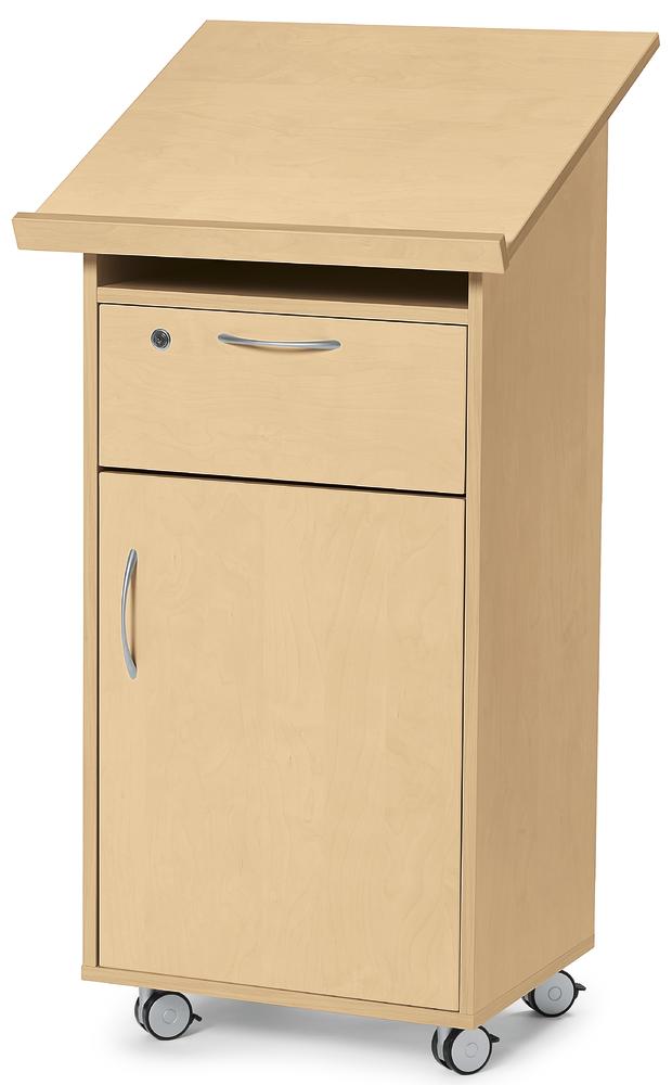 Lessenaar LAUDATUS met deuren | beukdecor | met lade en deur