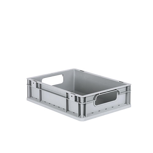 Professionele eurobox 412, compleet grijs | 120 | 300 | 400 | open greep