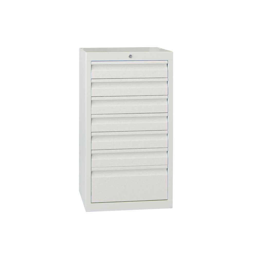 Dossierkast SB 100 | lichtgrijs RAL 7035 | 500 | 7 lades