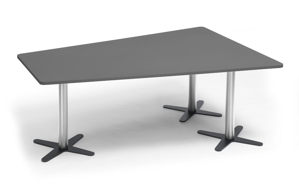 Conferentietafel DUBLIN | antraciet | 2000 | verchroomd