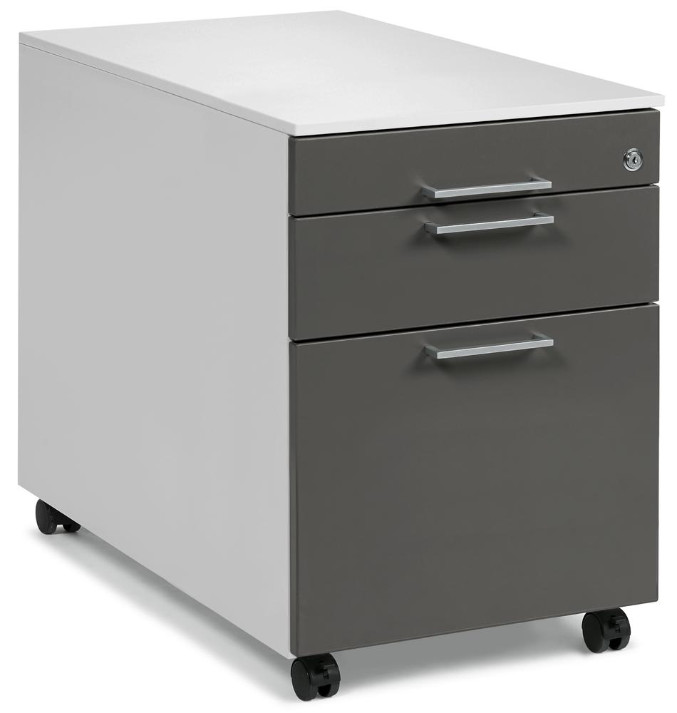 Rolblok EVO | antraciet | 600 | 1 + 1 lade + 1 hangmappenlade