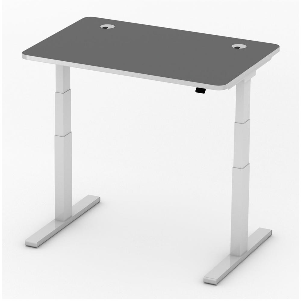 Hoogteverstelbare bureau iMODUL | antraciet | 1200 | rechthoek