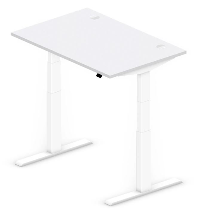 Zit-/stabureau Comfort EVO | lichtgrijs | 1200 | wit