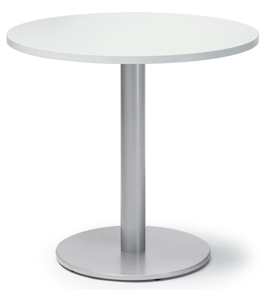 Vergader- en conferentietafel MODUL | wit | aluzilver RAL 9006 | 800
