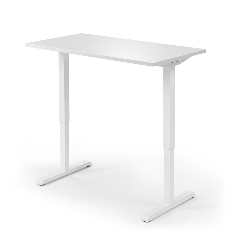 Verstelbare bureau, diepte 650 mm | wit | 1600 | wit